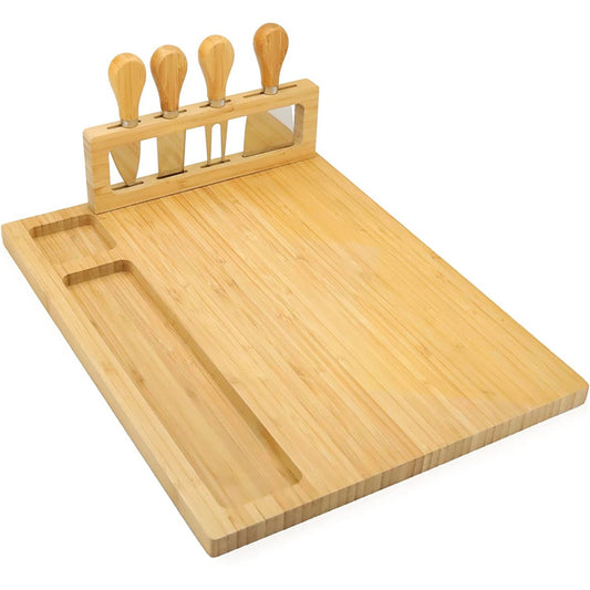 Extra Long Wood Serving Board with Handle – Stitch and Tickle