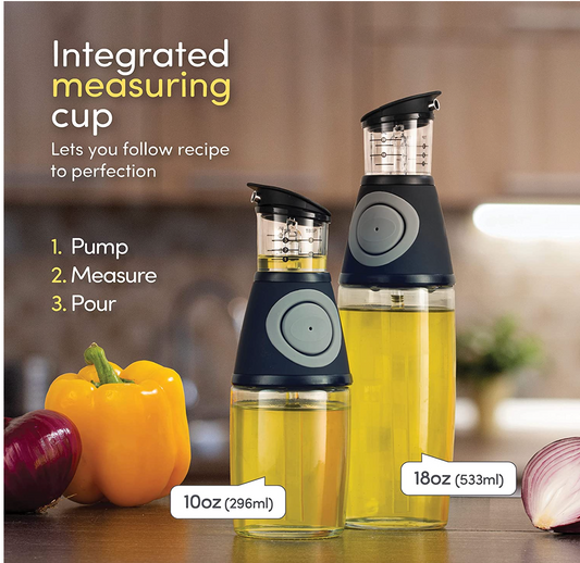 Glass Olive Oil Dispenser with Brush 2 in 1 - AggPo Wholesale