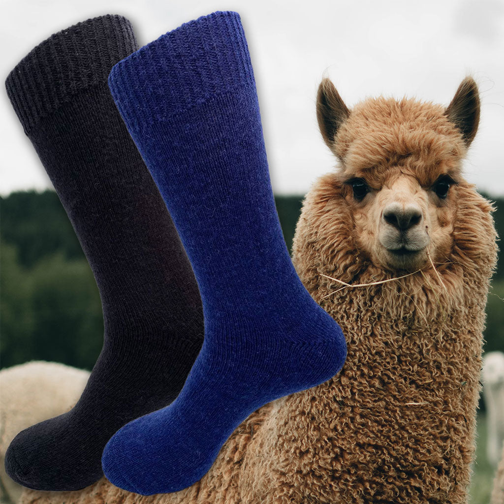 Loose Top Alpaca Socks