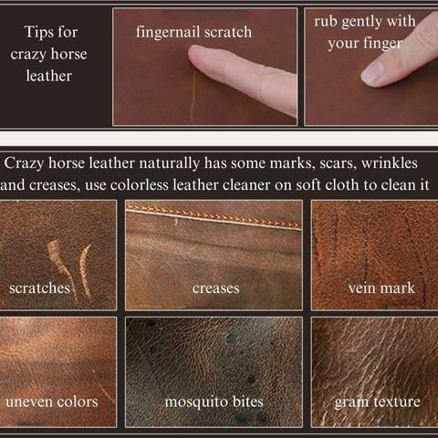 nature & care tips for crazy horse leather