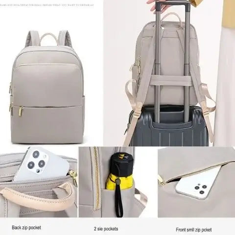 waterproof laptop backpack with trolley sleeve