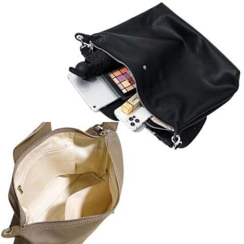 women designer leather side bag with adjustable strap