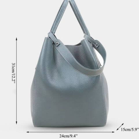 Women soft leather bucket bag | leather bucket bag with magnet closure | bucket purse with convertible straps | designer bucket bag with small purse | cute bucket bag in leather | best bucket bag purse | shoulder bucket bag in leather | convertible bucket bag