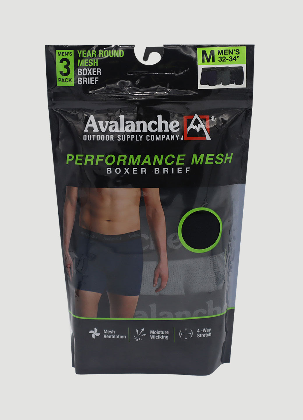 Performance Mesh Boxer Brief 3-Pack