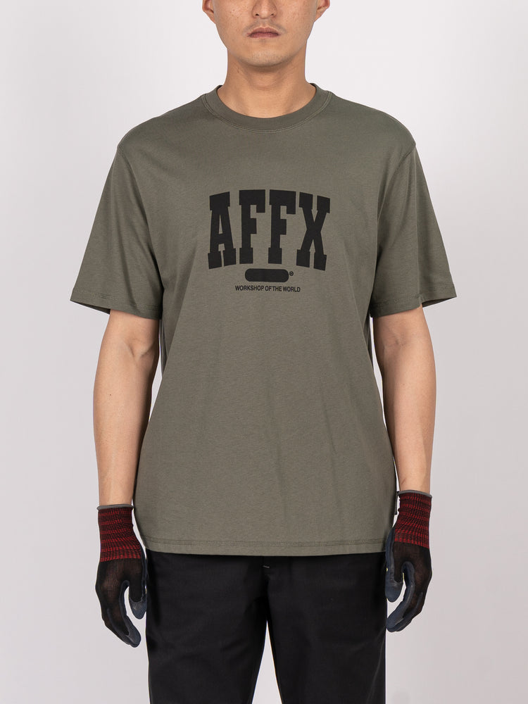 AFFXWRKS Boxed T-shirt (Olive Brown) | COMRADEHK – Comradehk