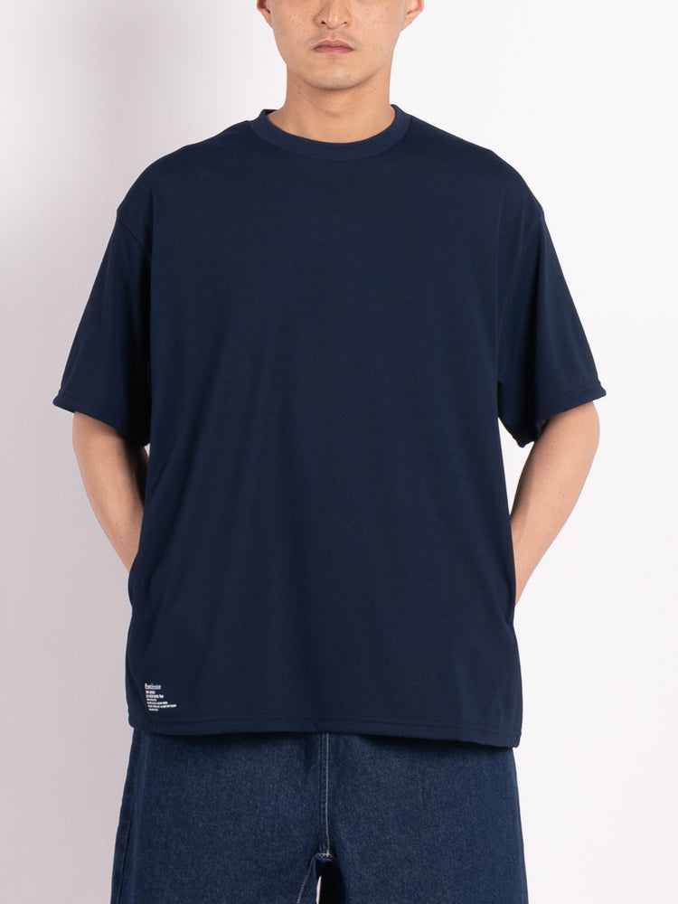 FreshService Dry Jersey S/S Crew Neck Tee (Black) | COMRADEHK 