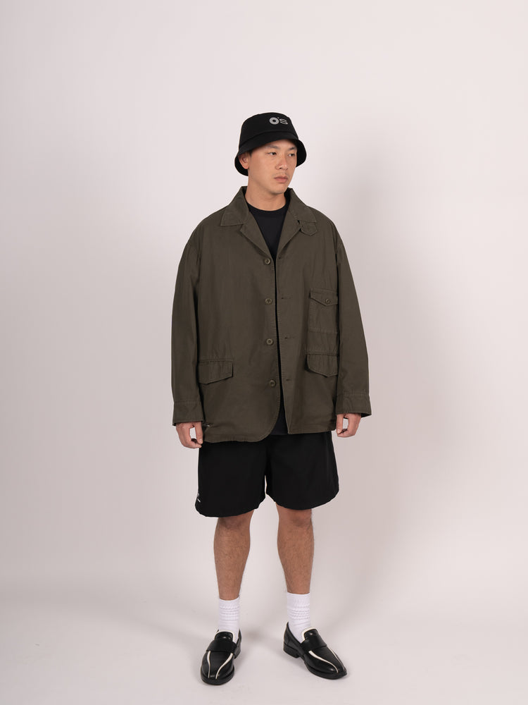 FreshService Overdyed Left Twill Engineer Jacket (Dark Olive)