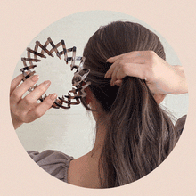 Load image into Gallery viewer, Vintage Geometric Retractable Hair Loops-2PCS 1688 
