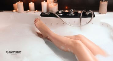 Een bad nemen voor je Anti Stress Massage