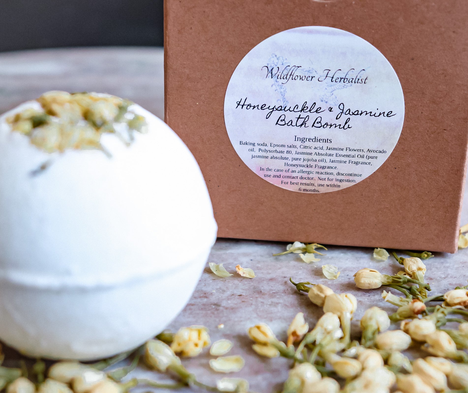 wildflower bath bombs