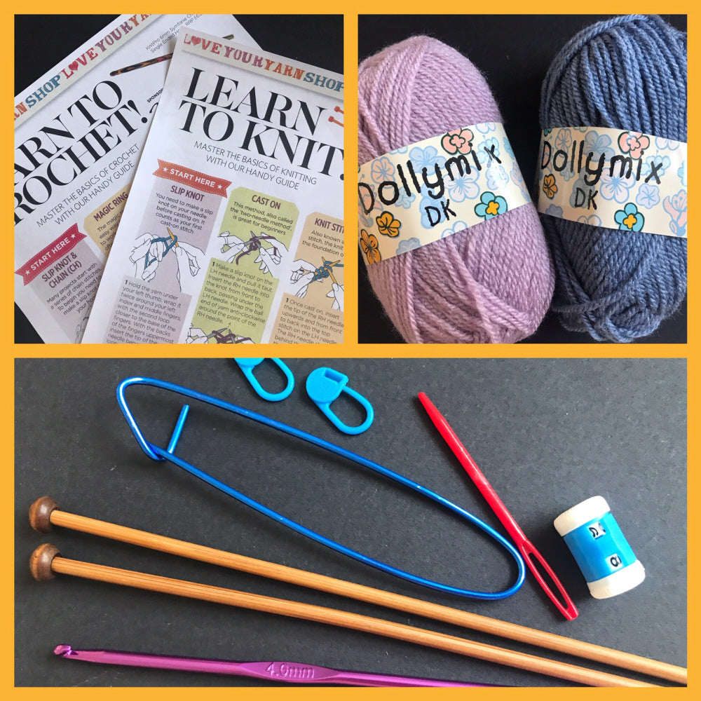 Beginners Learn to Crochet Knit Kit Crafty Trading