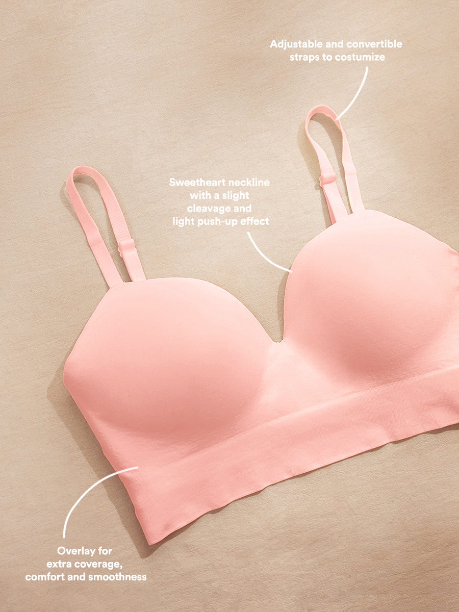 Supportive Comfort Wireless Shaping Bra rose tan look