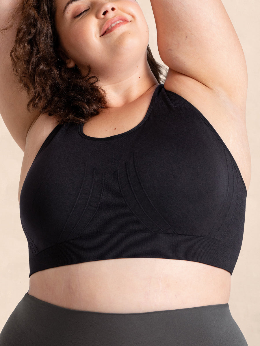 Truekind® Seamless Racerback Sports Bra