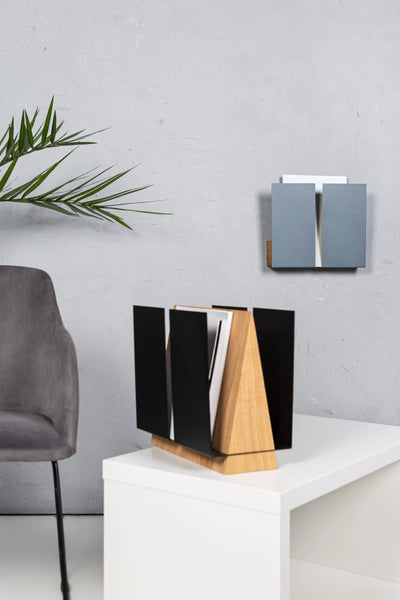 Multipurpose hanging magazine rack - Kaimok Design