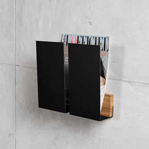 Wall magazine rack with wings - Kaimok Design