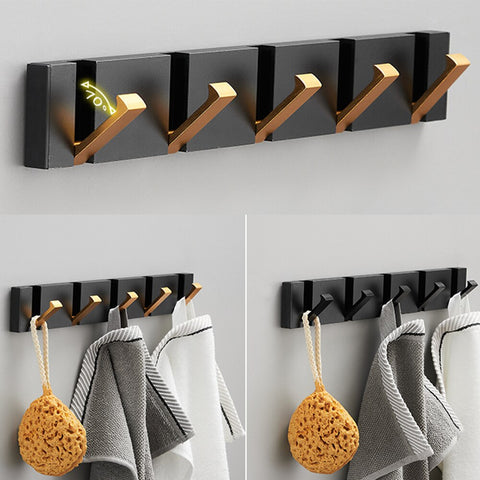 folding coat rack - retractable hanger - Kaimok Design