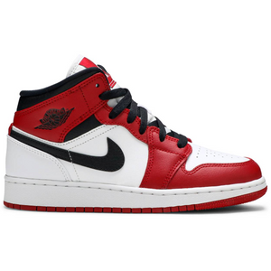 Nike Air Jordan 1 Mid Chicago White Toe H M Shoes