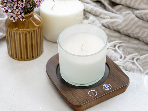 candle aromatherapy machine,  Imitation Wood Grain Coffee Cup Warmer & Mug Warmer for Desk