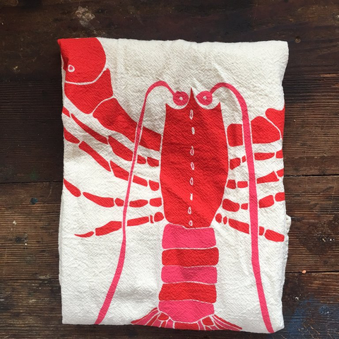 Lobster Tea Towel