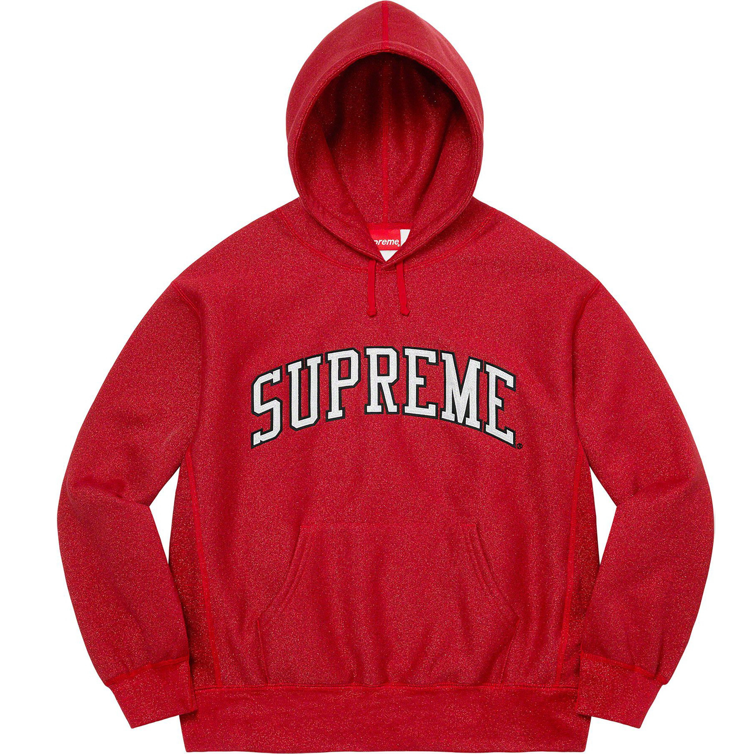 Glitter Arc Hooded Sweatshirt