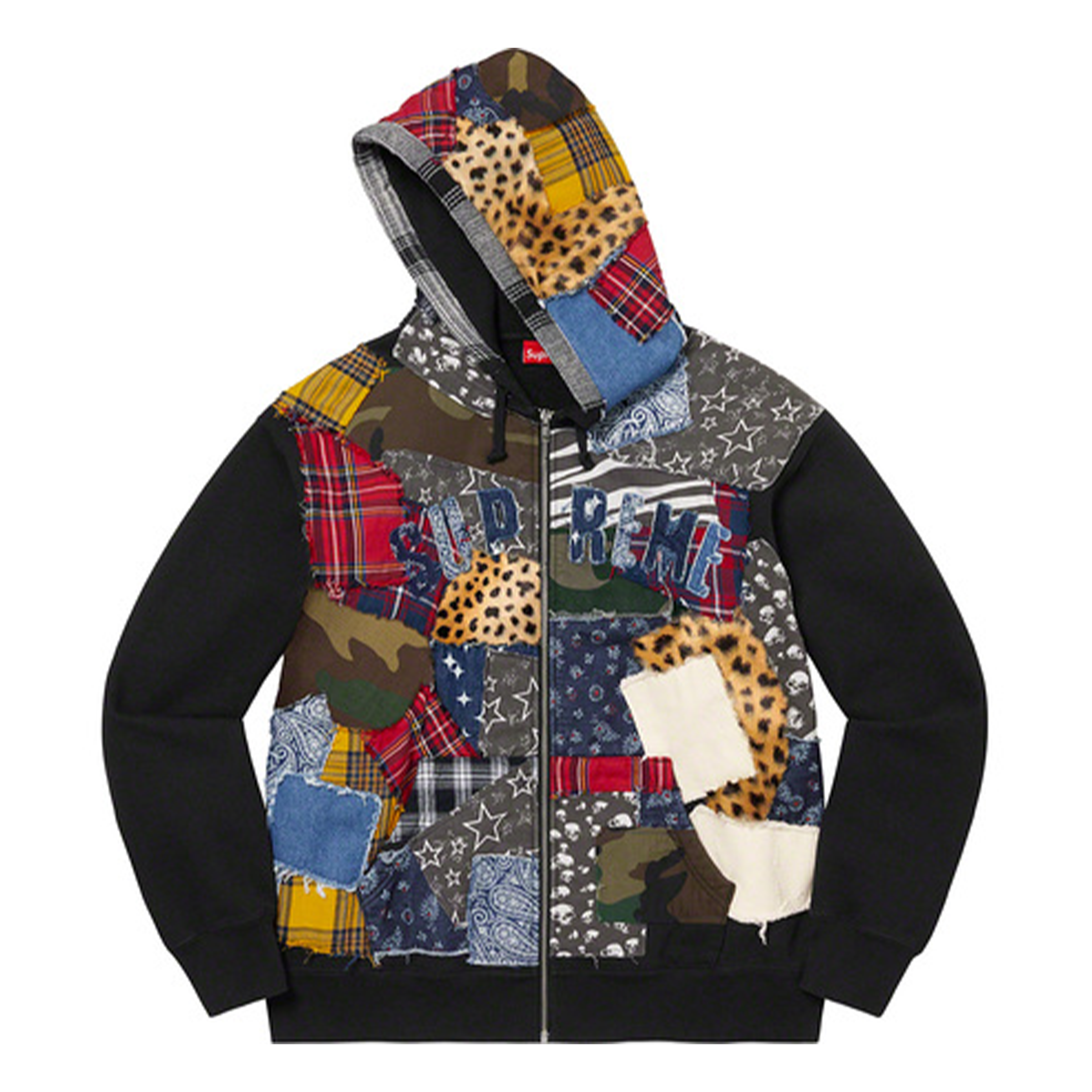 当店だけの限定モデル Supreme Patchwork Hooded Sweatshirt M tdh