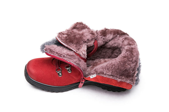 G Comfort 10163 Tex Red Fur Boots