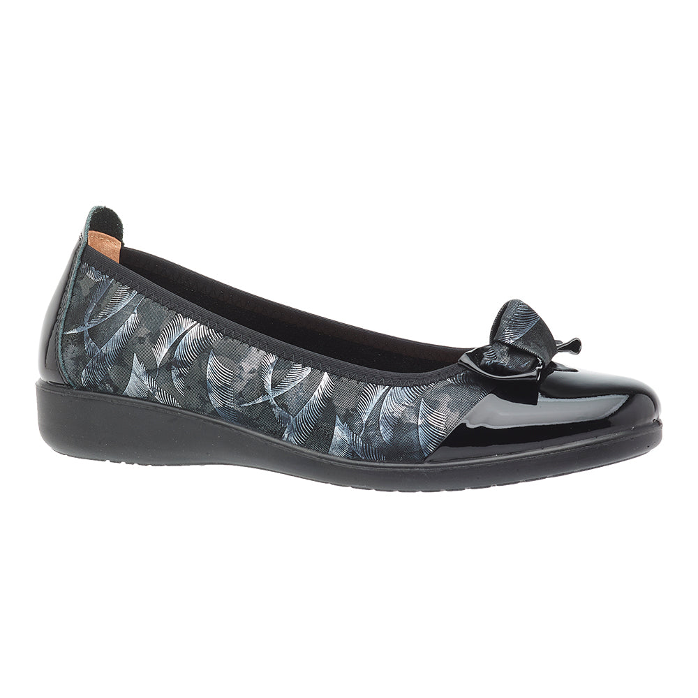 Inea P1000179BU01 Camelia Black/Blue Slip On Shoes – The Shoe Parlour