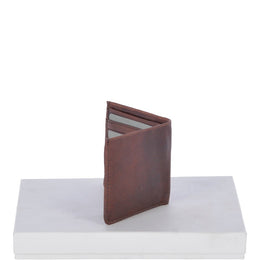 Ashwood Brown Leather Wallet Clutch RFID Protection