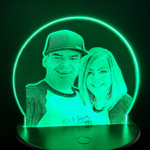 Engraving a Photo Onto Acrylic With Led Lights - Creative Fabrica