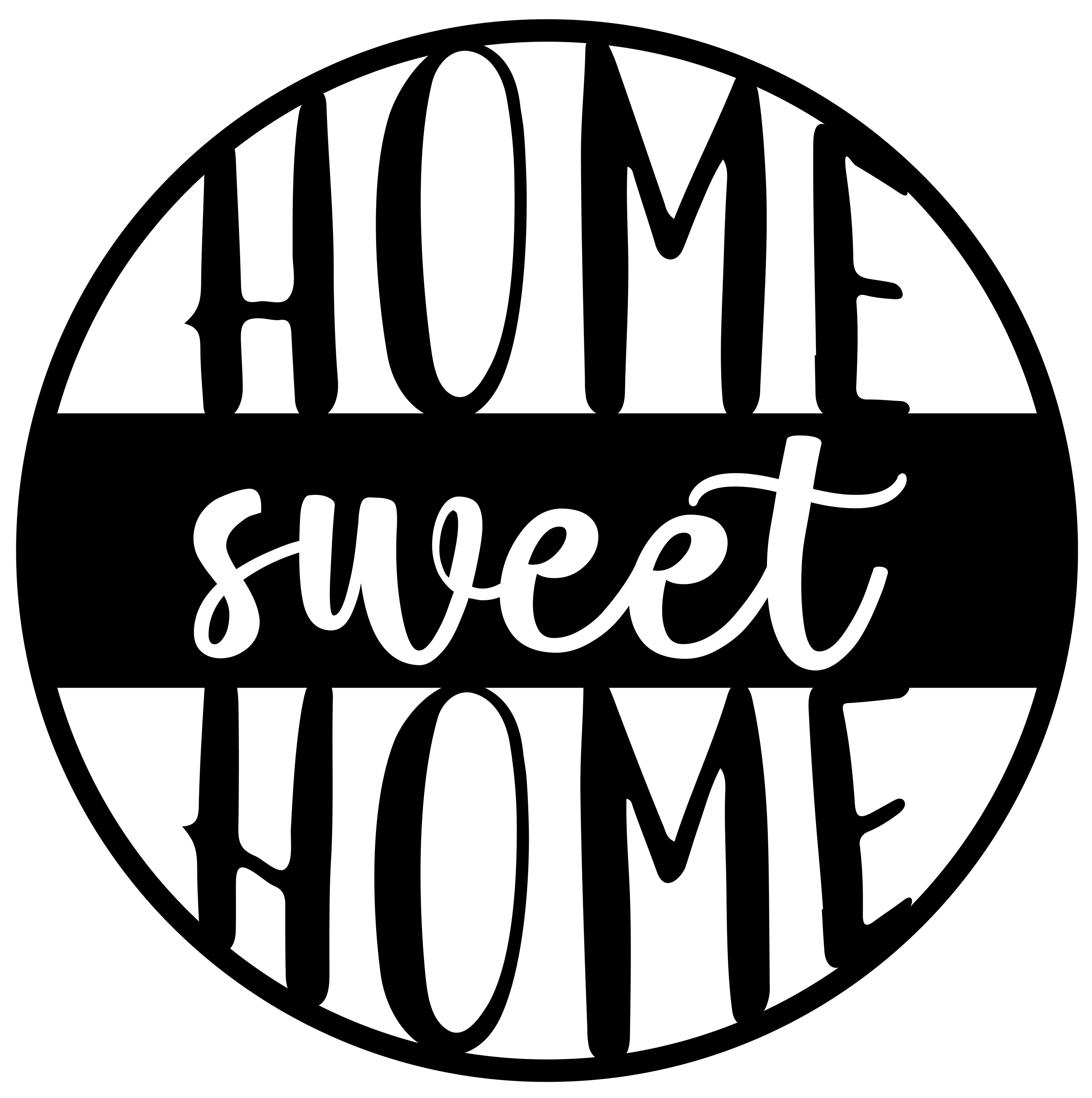 Free Free Home Sweet Home Round Svg 614 SVG PNG EPS DXF File