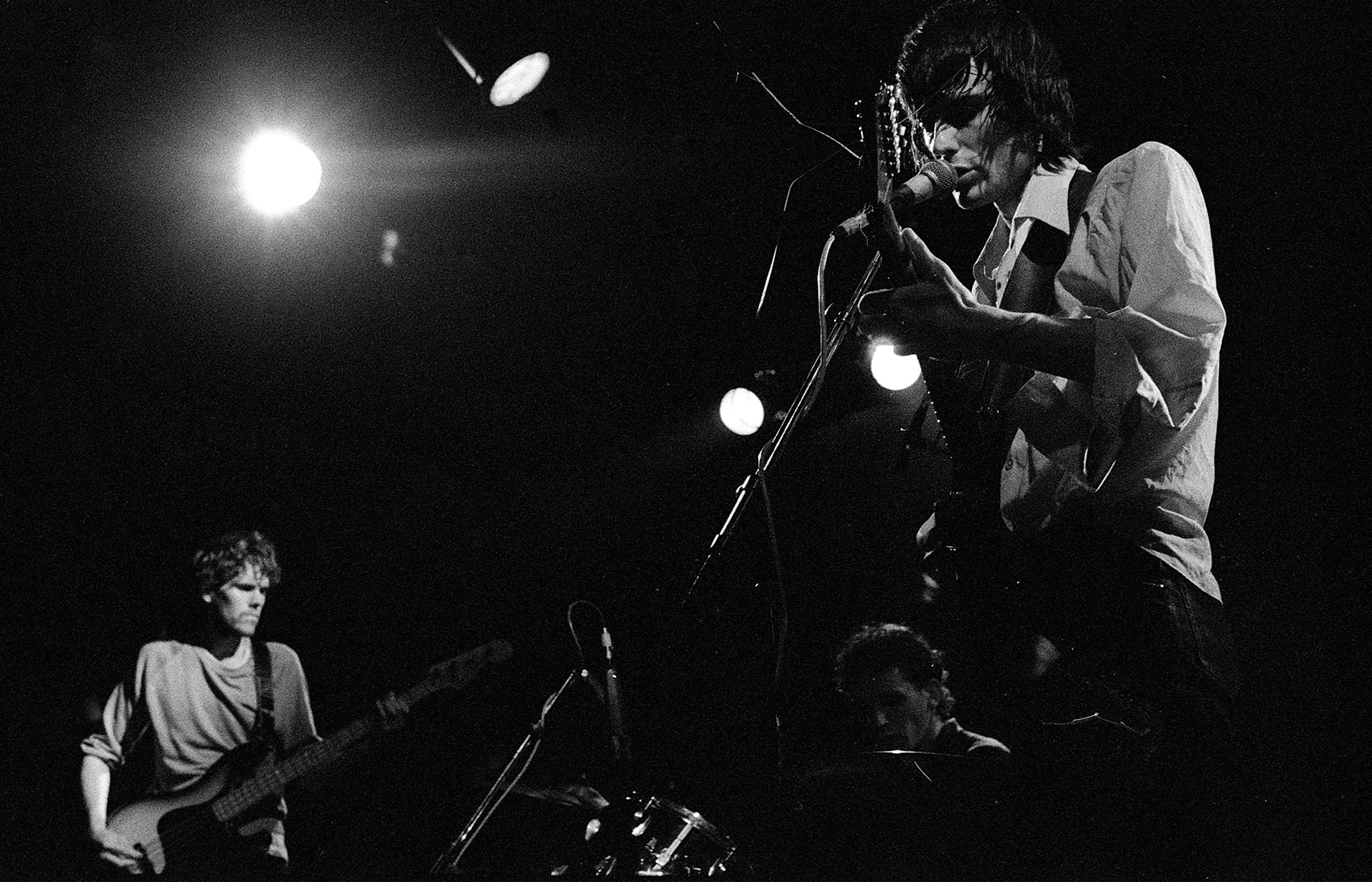 The Verlaines at the Powerstation on January 17 1989, supporting Sonic Youth. Photo: Jonathan Ganley