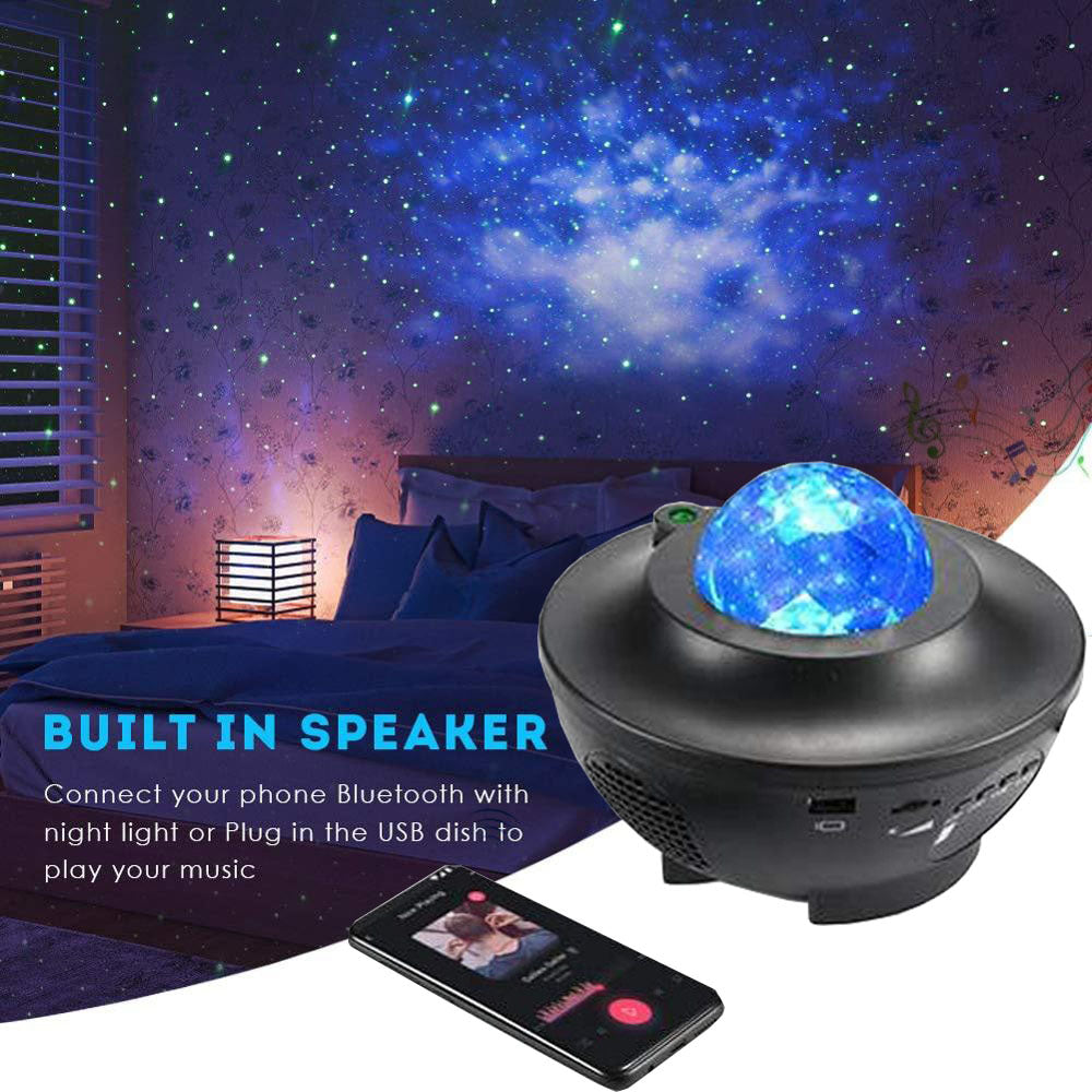 galaxy projector night sky bluetooth