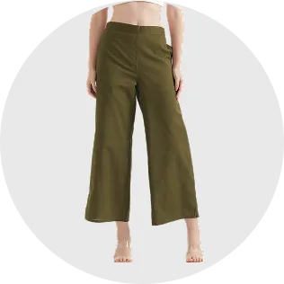 Airy Linen Wide Leg Pant