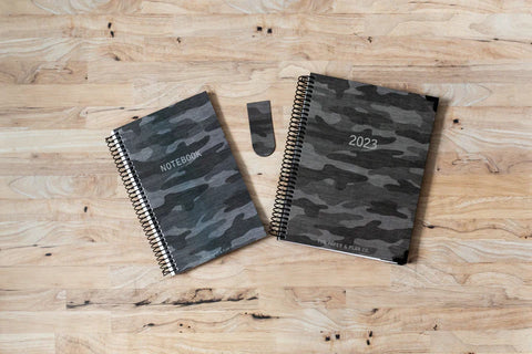 Black Cameo daily planner - stay motivated to use planner - the paper and plan co