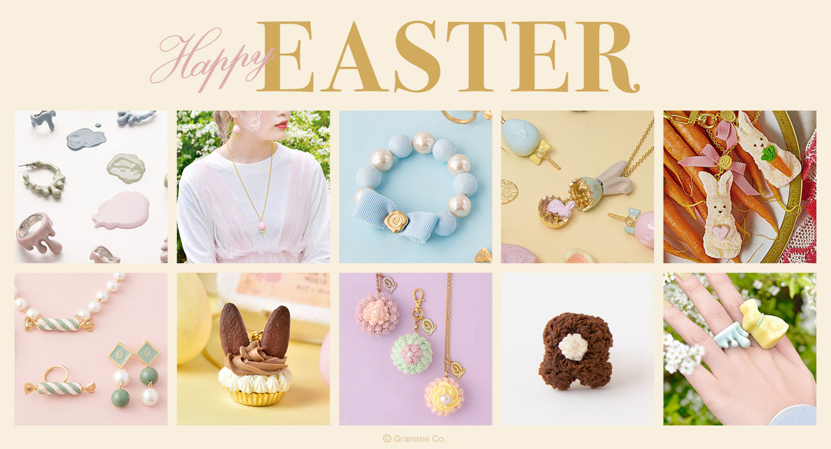 Easter Collection - Q-pot. creates unique and high quality Japan jewelry.