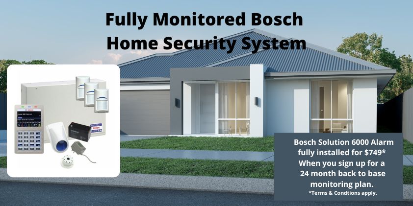 Bosch Solution 6000 Alarm + Back to Base Monitoring Deal