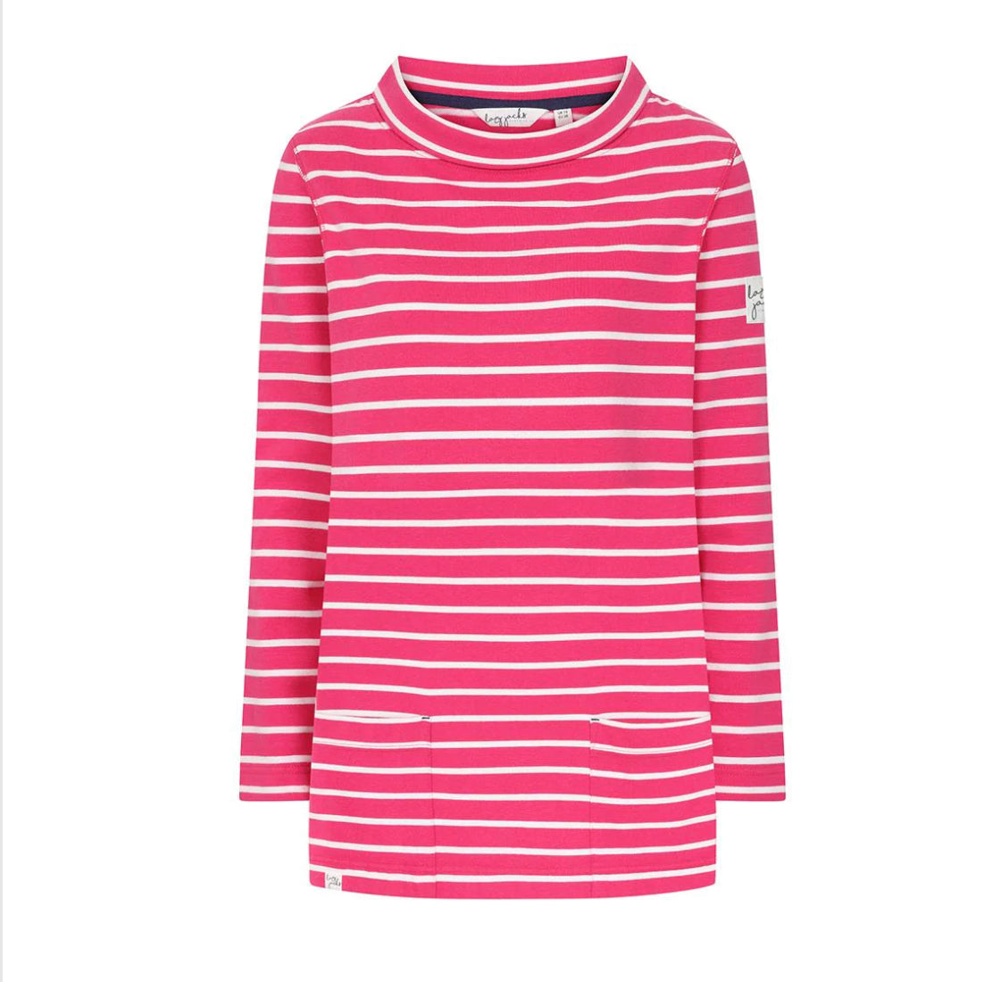 Striped Roll Neck Sweatshirt – Velvet Ramsbottom