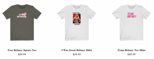 Free Britney Tee Shirts