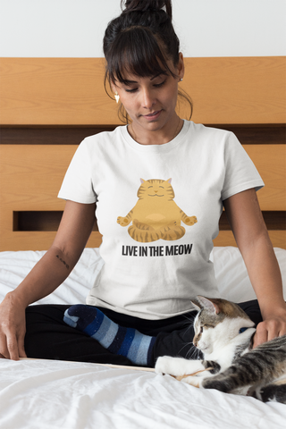 cat yoga shirt women