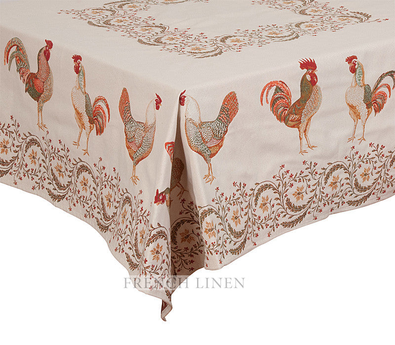 rooster tablecloth