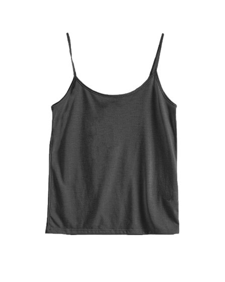 Charcoal Basic Camisole | Online Clothing Store | Kotton Fruit