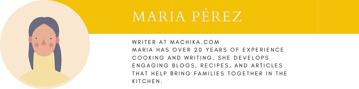 Author blurb for Machika Kitchen, Maria Perez