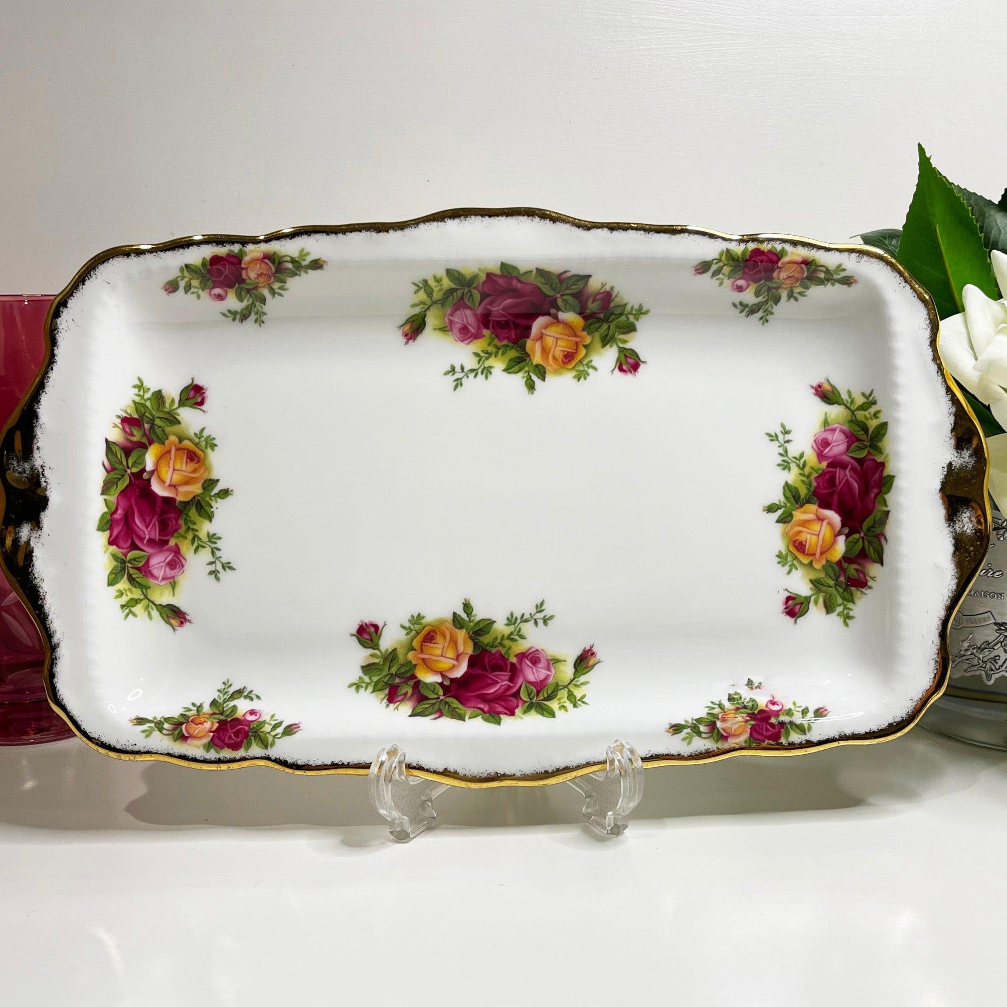 Royal Albert Old Country Roses Sandwich Tray House Journey Reviews On Judgeme