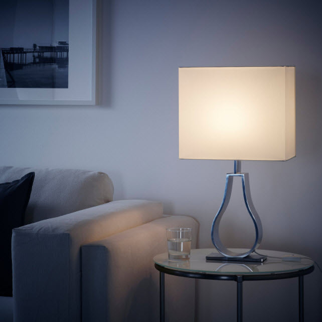 Parasiet communicatie Gepensioneerde IKEA | KLABB | Table Lamp Nickel Plated – OnlineValley