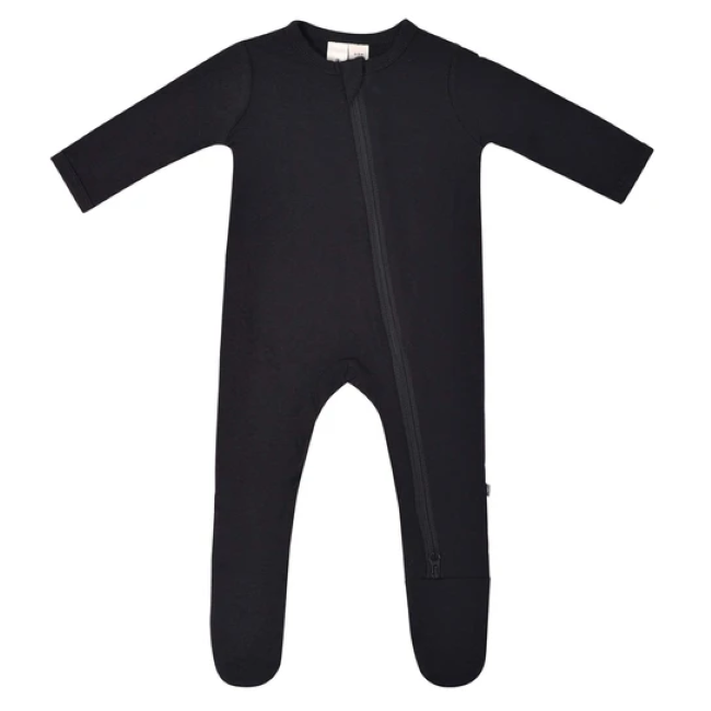 kyte baby zippered footie in midnight - Baby Charlotte Canada