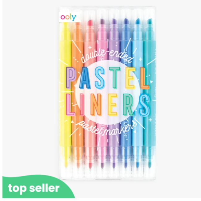 Ooly Brilliant Brush Markers - Set of 24