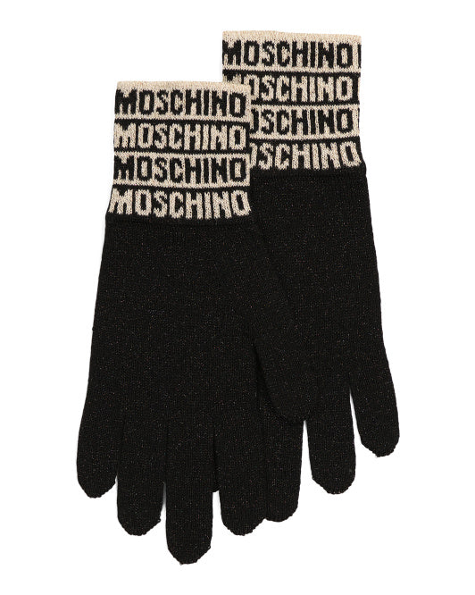 MOSCHINO Made In Italy Wool Blend Designer Gloves – The Frum Shopper