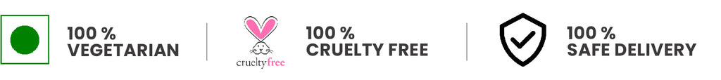 100% Vegetarian. 100% Cruelty Free.