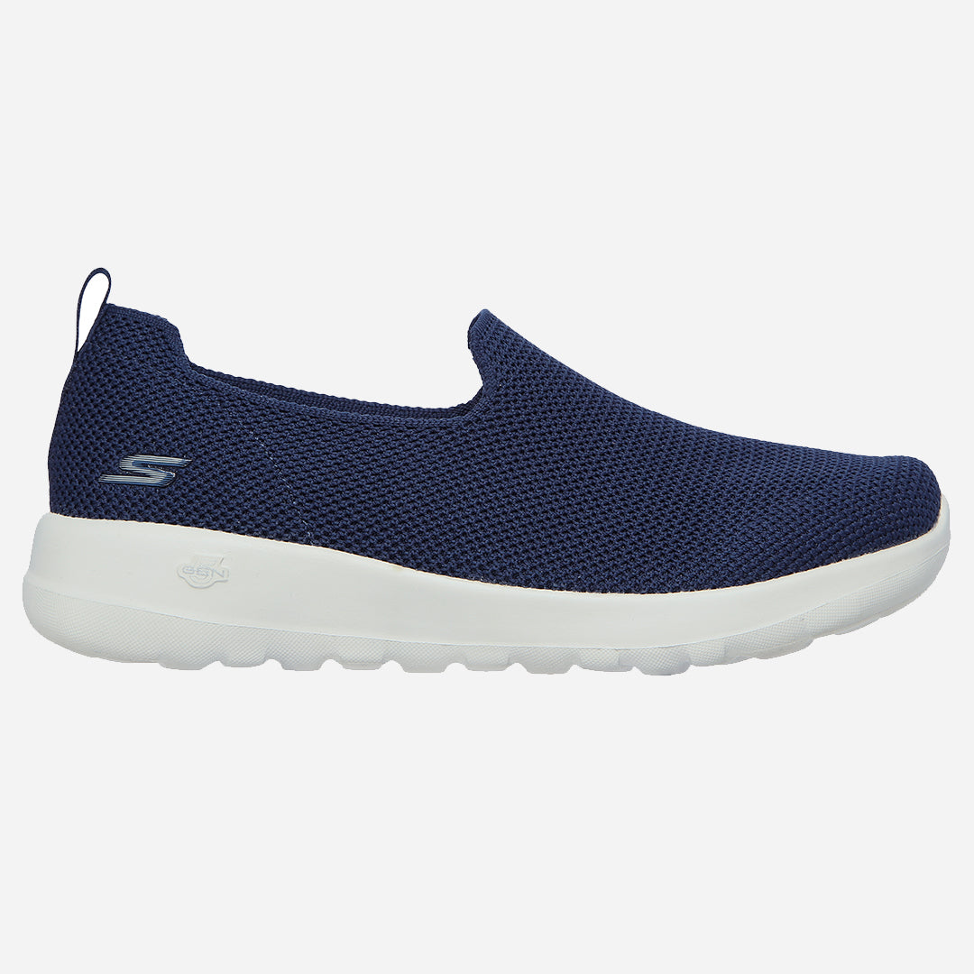 Skechers Women's Stretch Fit Slip On Walking Shoe in Navy Textile/White ...