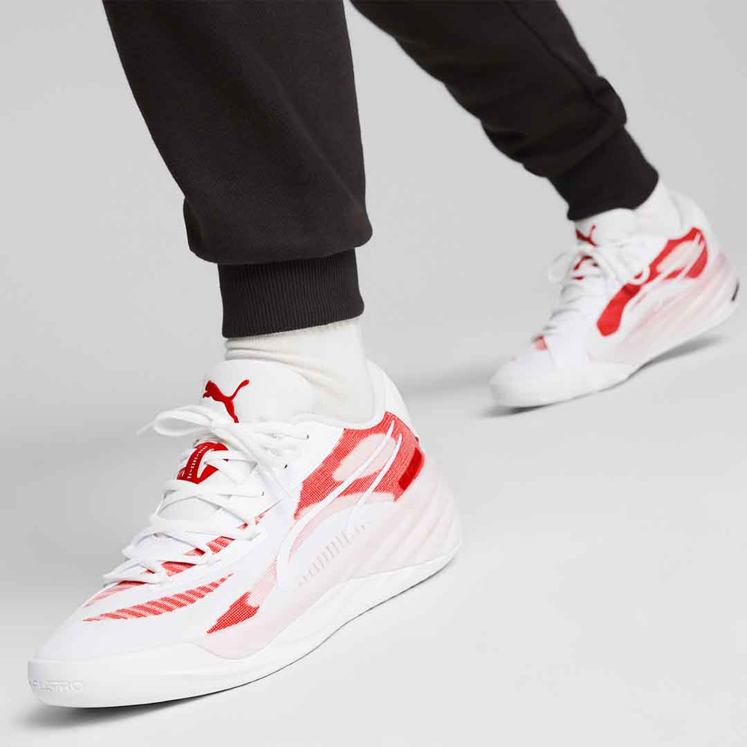 Puma All Pro Nitro Team in White For All Time Red